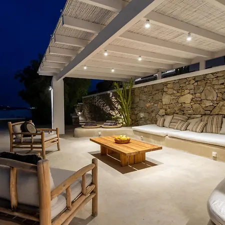 Bohemian Blue - 7 Bdrm - In 200m - Mg Panormos (Mykonos)